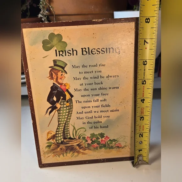 Irish Blessing Decorative St Patricks Day Plaque - Picture 4 of 5
